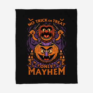 Puppet Pumpkin Halloween-None-Fleece-Blanket-Studio Mootant