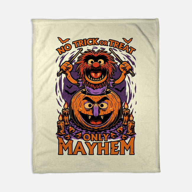 Puppet Pumpkin Halloween-None-Fleece-Blanket-Studio Mootant