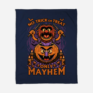 Puppet Pumpkin Halloween-None-Fleece-Blanket-Studio Mootant