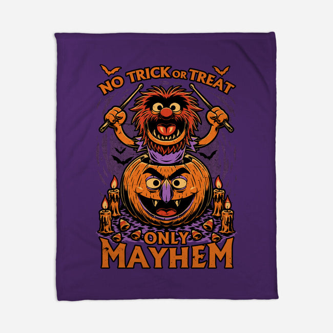 Puppet Pumpkin Halloween-None-Fleece-Blanket-Studio Mootant