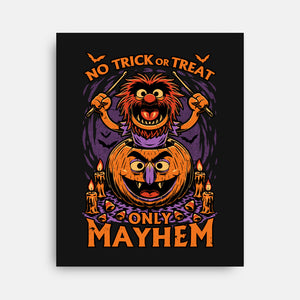 Puppet Pumpkin Halloween-None-Stretched-Canvas-Studio Mootant