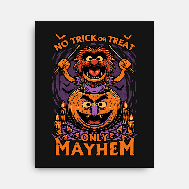Puppet Pumpkin Halloween-None-Stretched-Canvas-Studio Mootant