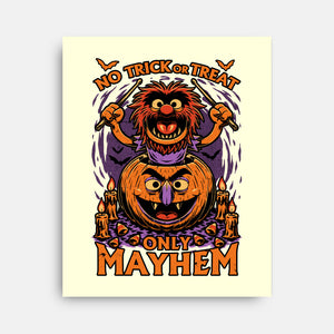 Puppet Pumpkin Halloween-None-Stretched-Canvas-Studio Mootant