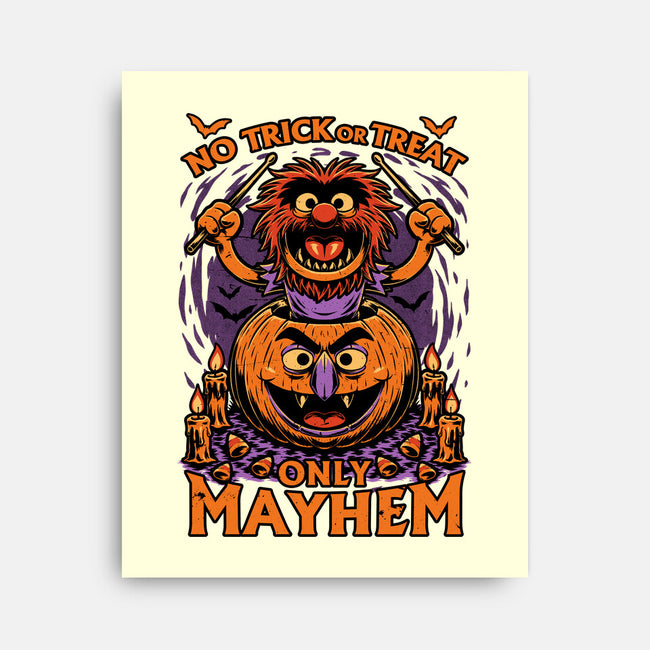 Puppet Pumpkin Halloween-None-Stretched-Canvas-Studio Mootant