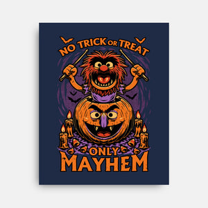 Puppet Pumpkin Halloween-None-Stretched-Canvas-Studio Mootant