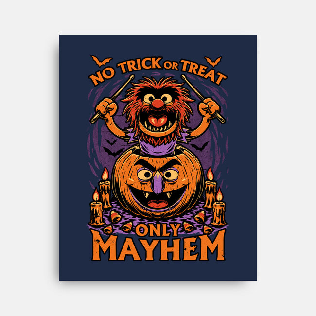 Puppet Pumpkin Halloween-None-Stretched-Canvas-Studio Mootant