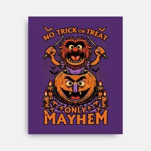 Puppet Pumpkin Halloween-None-Stretched-Canvas-Studio Mootant
