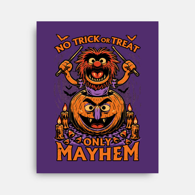 Puppet Pumpkin Halloween-None-Stretched-Canvas-Studio Mootant