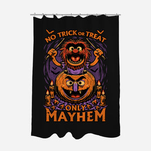 Puppet Pumpkin Halloween-None-Polyester-Shower Curtain-Studio Mootant