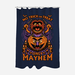 Puppet Pumpkin Halloween-None-Polyester-Shower Curtain-Studio Mootant