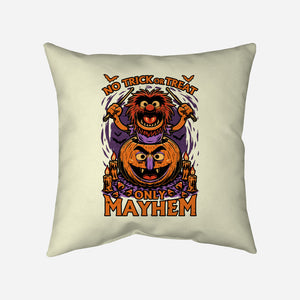 Puppet Pumpkin Halloween-None-Removable Cover w Insert-Throw Pillow-Studio Mootant