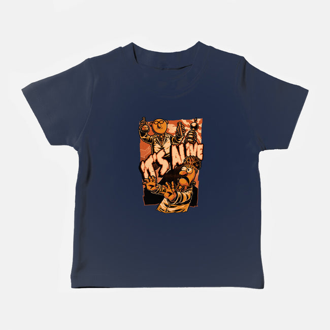 Puppet Science Horror-Baby-Basic-Tee-Studio Mootant