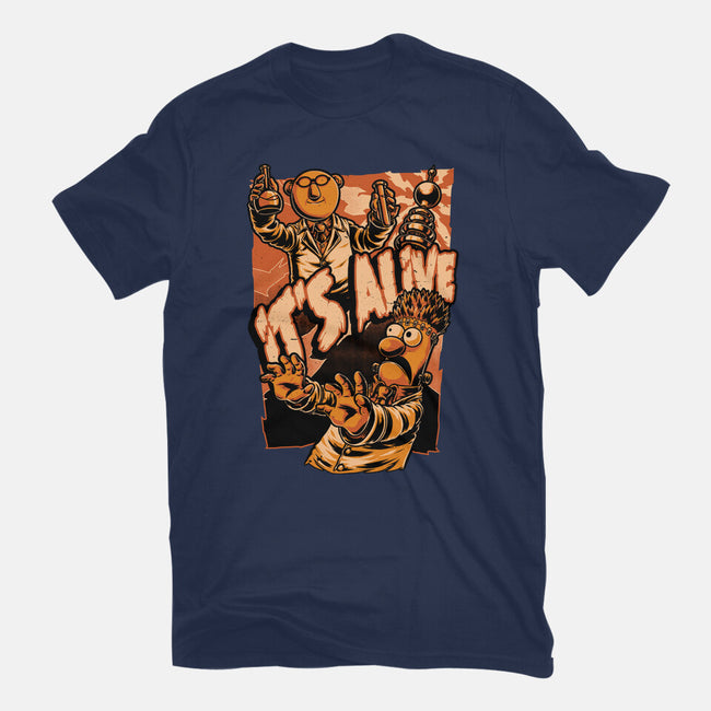 Puppet Science Horror-Unisex-Basic-Tee-Studio Mootant