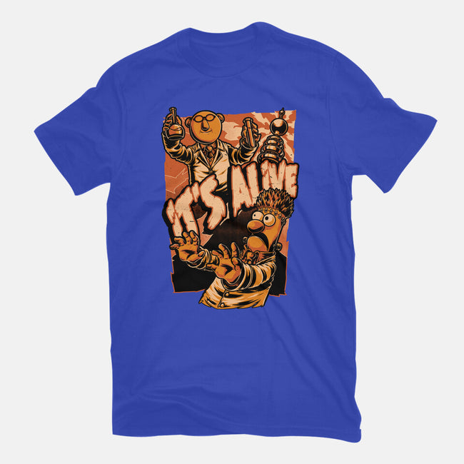 Puppet Science Horror-Unisex-Basic-Tee-Studio Mootant