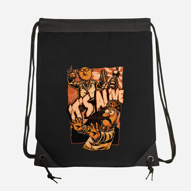 Puppet Science Horror-None-Drawstring-Bag-Studio Mootant
