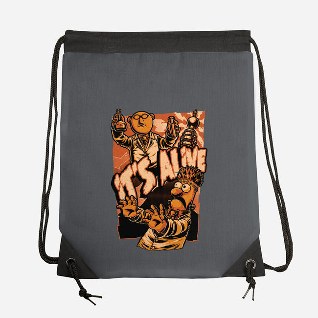Puppet Science Horror-None-Drawstring-Bag-Studio Mootant
