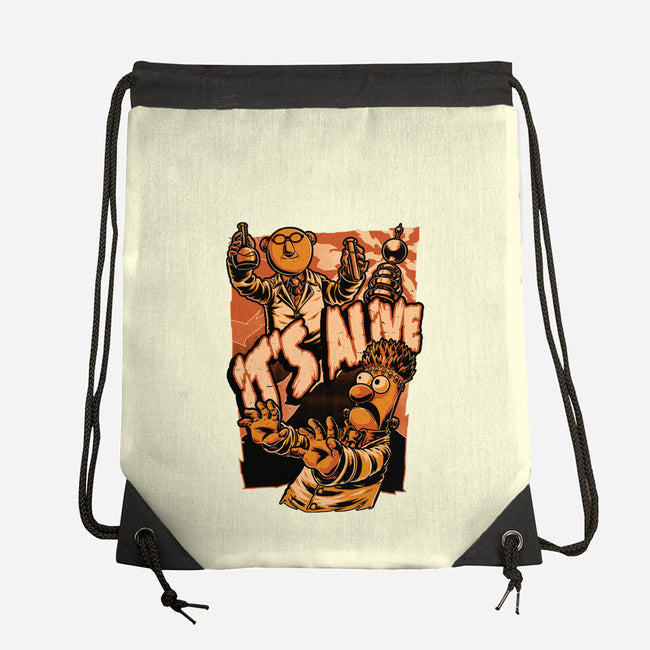 Puppet Science Horror-None-Drawstring-Bag-Studio Mootant
