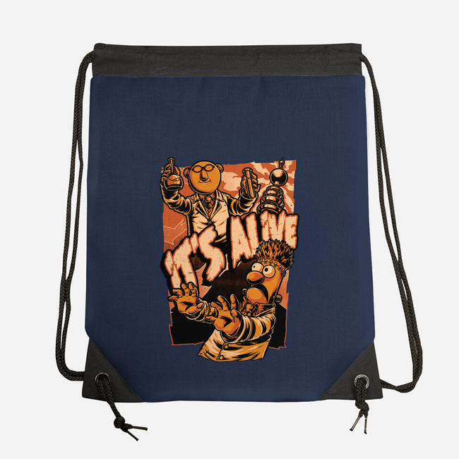 Puppet Science Horror-None-Drawstring-Bag-Studio Mootant
