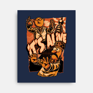 Puppet Science Horror-None-Stretched-Canvas-Studio Mootant