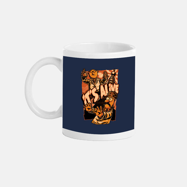 Puppet Science Horror-None-Mug-Drinkware-Studio Mootant