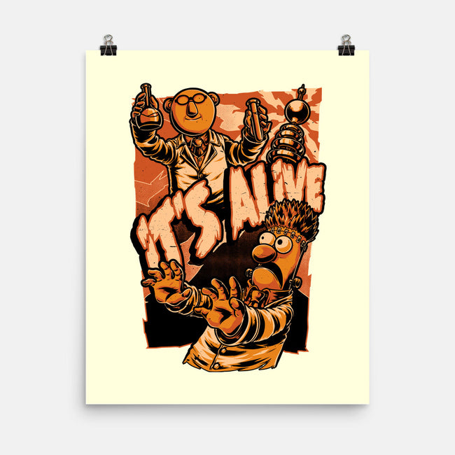 Puppet Science Horror-None-Matte-Poster-Studio Mootant