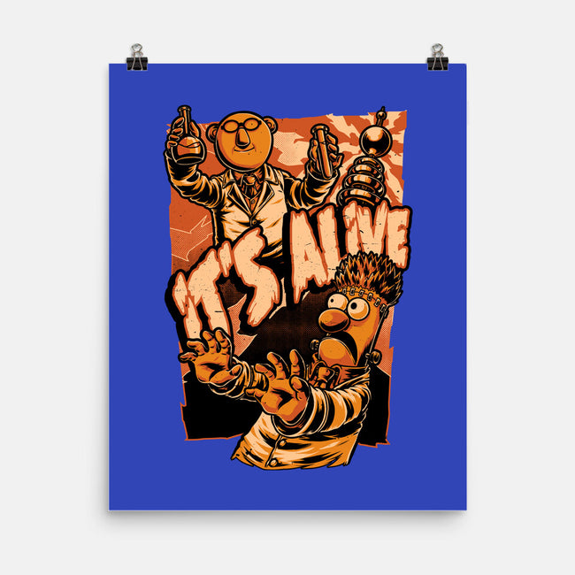 Puppet Science Horror-None-Matte-Poster-Studio Mootant
