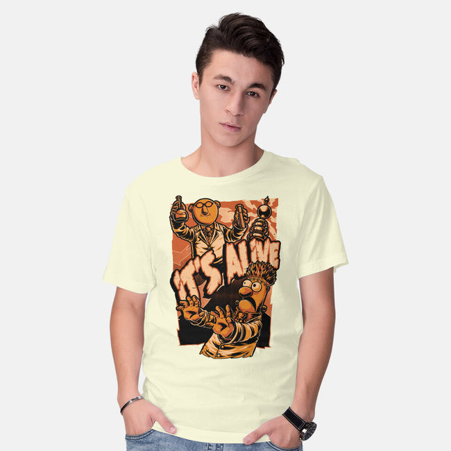 Puppet Science Horror-Mens-Basic-Tee-Studio Mootant