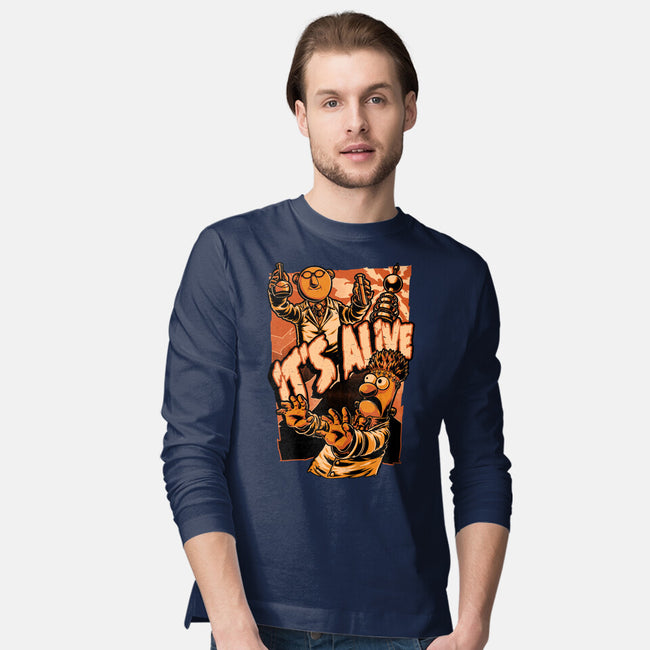 Puppet Science Horror-Mens-Long Sleeved-Tee-Studio Mootant