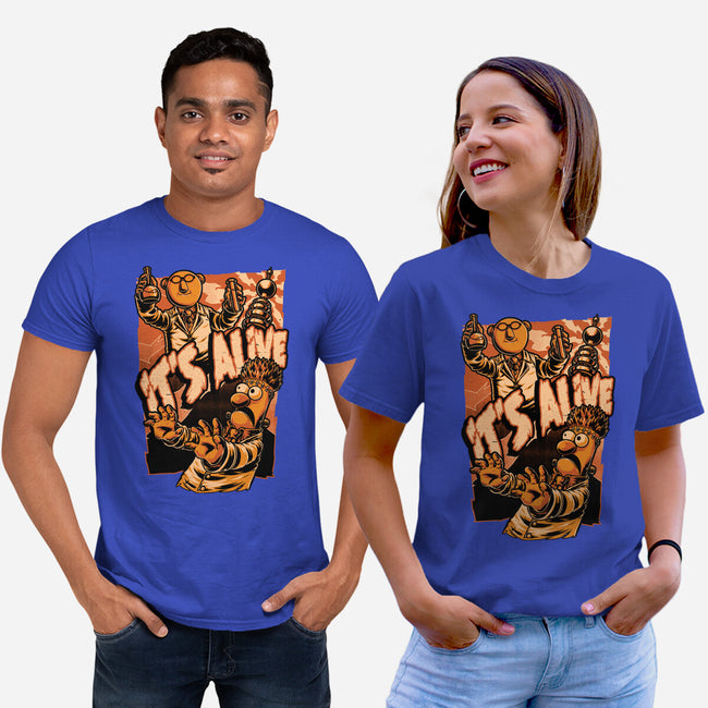 Puppet Science Horror-Unisex-Basic-Tee-Studio Mootant