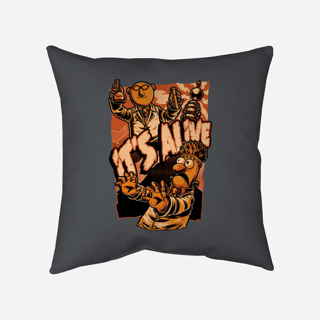Puppet Science Horror-None-Removable Cover w Insert-Throw Pillow-Studio Mootant