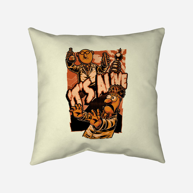 Puppet Science Horror-None-Removable Cover w Insert-Throw Pillow-Studio Mootant