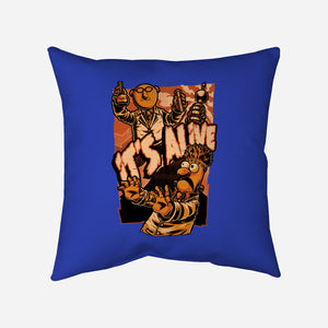 Puppet Science Horror-None-Removable Cover w Insert-Throw Pillow-Studio Mootant
