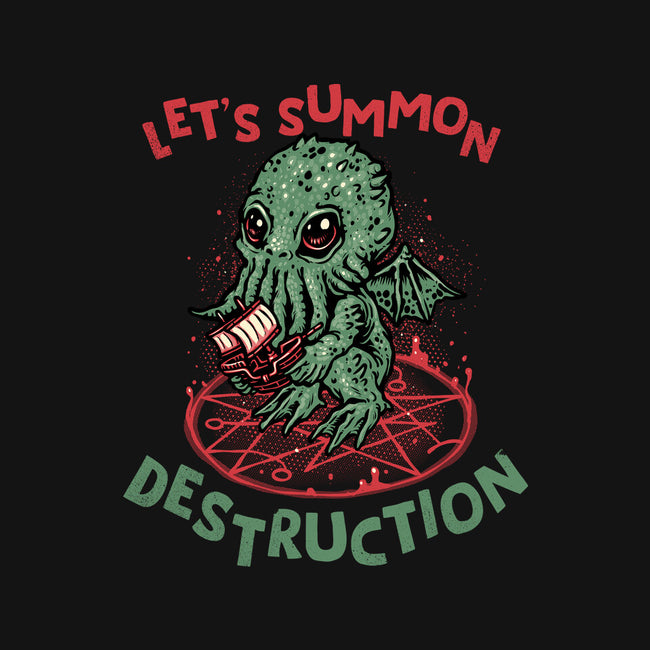 Summon Destruction-Unisex-Basic-Tee-glitchygorilla