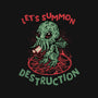 Summon Destruction-Unisex-Basic-Tee-glitchygorilla
