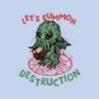 Summon Destruction-Unisex-Basic-Tee-glitchygorilla