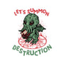 Summon Destruction-Unisex-Basic-Tee-glitchygorilla