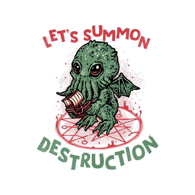 Summon Destruction-None-Removable Cover w Insert-Throw Pillow-glitchygorilla