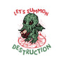 Summon Destruction-None-Removable Cover w Insert-Throw Pillow-glitchygorilla