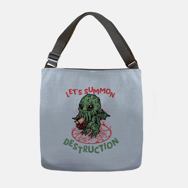 Summon Destruction-None-Adjustable Tote-Bag-glitchygorilla