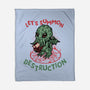 Summon Destruction-None-Fleece-Blanket-glitchygorilla