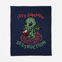 Summon Destruction-None-Fleece-Blanket-glitchygorilla