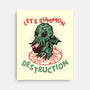 Summon Destruction-None-Stretched-Canvas-glitchygorilla