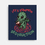 Summon Destruction-None-Stretched-Canvas-glitchygorilla