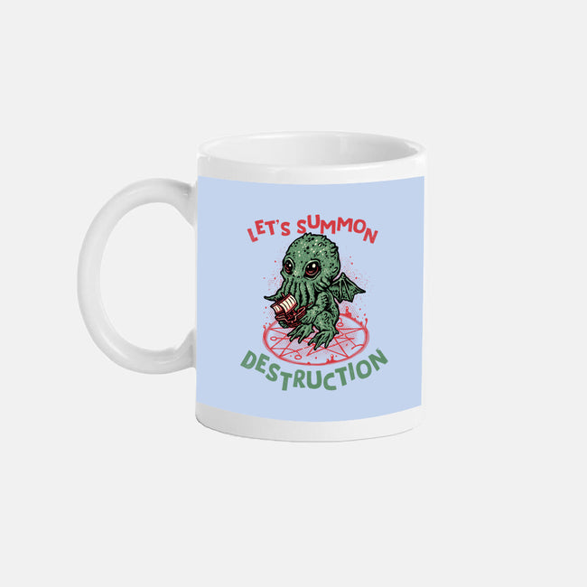 Summon Destruction-None-Mug-Drinkware-glitchygorilla