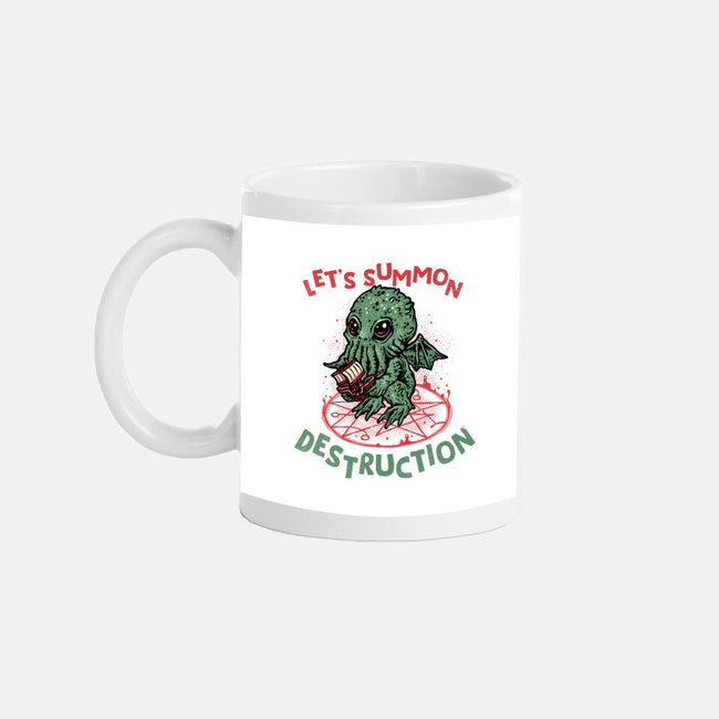 Summon Destruction-None-Mug-Drinkware-glitchygorilla