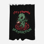 Summon Destruction-None-Polyester-Shower Curtain-glitchygorilla