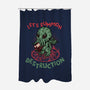 Summon Destruction-None-Polyester-Shower Curtain-glitchygorilla