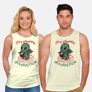 Summon Destruction-Unisex-Basic-Tank-glitchygorilla