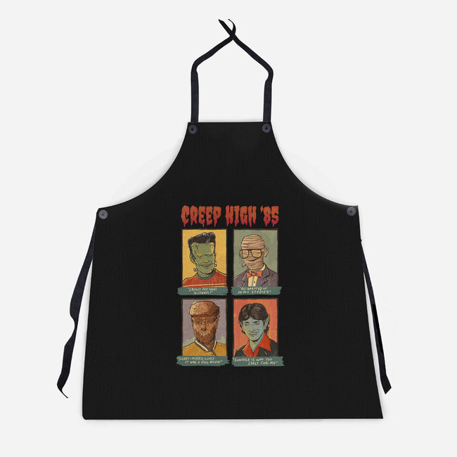 Creep High-Unisex-Kitchen-Apron-Mike Koubou