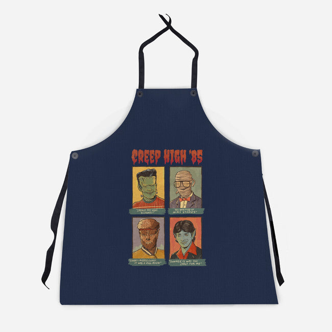 Creep High-Unisex-Kitchen-Apron-Mike Koubou